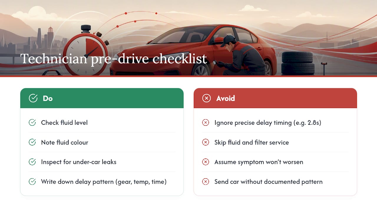 A Technician's Checklist Before You Head In — overview diagram