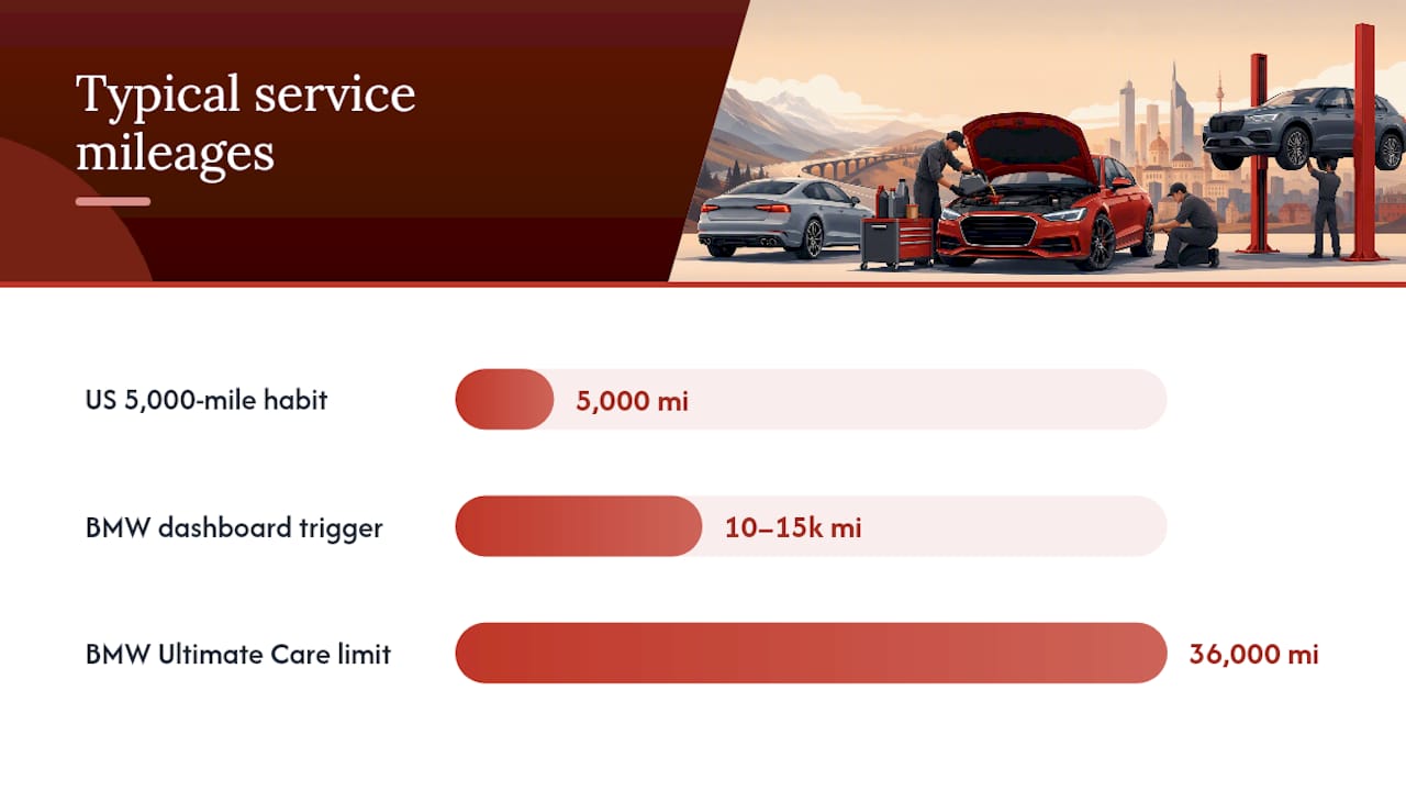 What BMW, Mercedes, Audi, and VW Actually Recommend — overview diagram