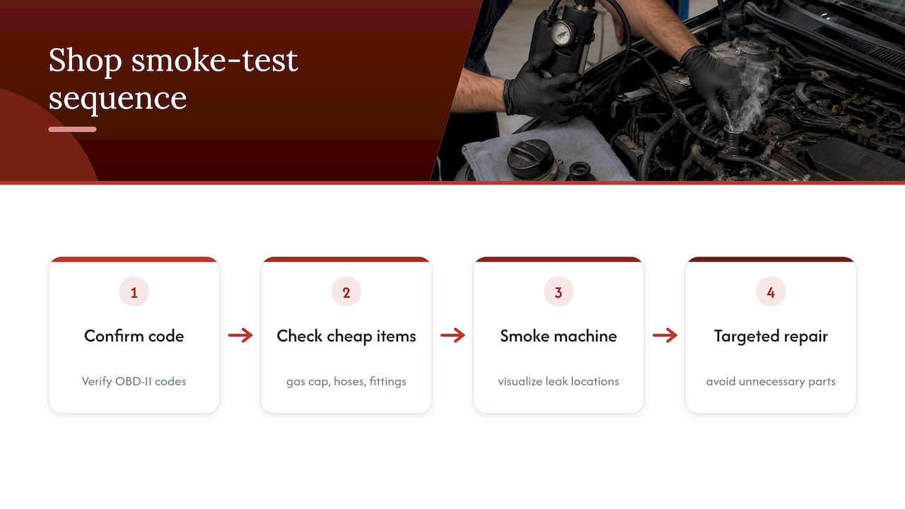 What we've learned running these tests in the shop — overview diagram